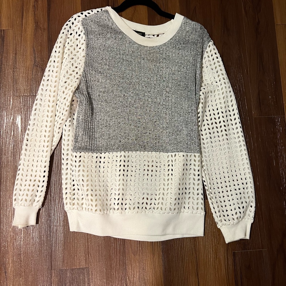 Whitney eve cutout sweater size small